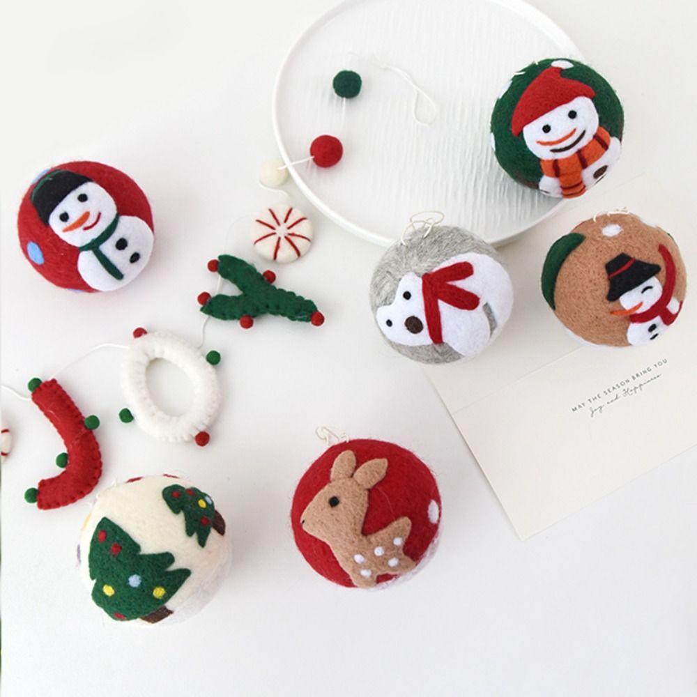 Handmade Felt Ornaments Wool Felt Hanging Ornaments New Christmas Ornaments Christmas Tree Decor