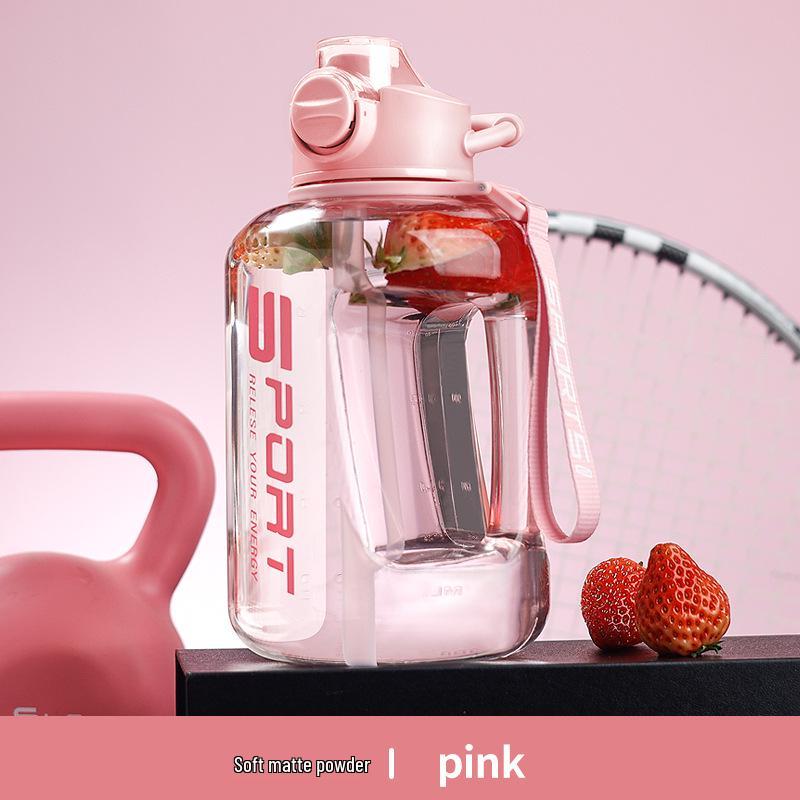 Men's Large Capacity Sports Water Bottle - Fitness Bucket Space Cup