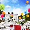 10inch 25cm European And American Party  Decorative Paper Flower Ball Handmade Garland For Wedding Dress Up Birthday Gathering