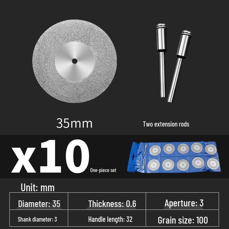 Jade Glass Diamond Abrasive Grout Cleaning Mini Saw Blade, Electric Grinding Disc