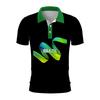 Brazil National Emblem 3d Printed Summer Button Down Collar Polod For Men Casual Tops Oversized Short Sleeve Trend Men Clothing