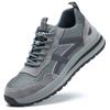 Men Safety Work Shoes Steel Head Anti-smash Construction Shoes Indestructible Non-slip Sneakers Breathable Footwear