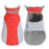 Fleece Warm Dog Clothes With D-ring Thicken Reflective Pets Vest Coat For Winter Waterproof Plaid Pet Jacket Small Large Dogs