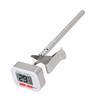 Food Thermometer Regulable Clip Large Display Screen Detachable Stainless Steel White Kitchen