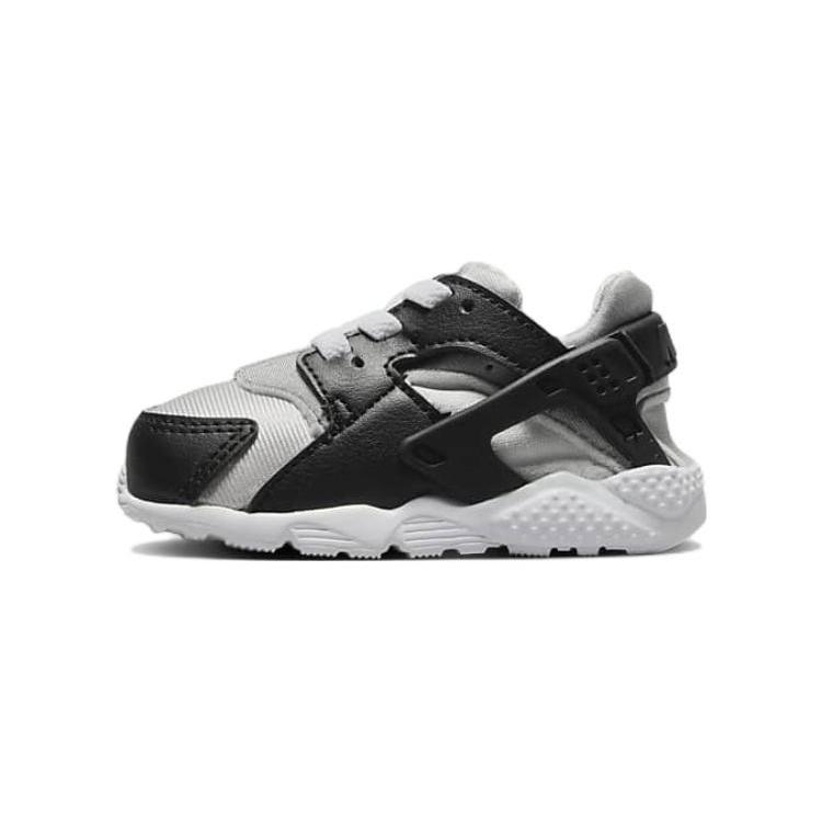 

Новые кроссовки Nike Huarache Run с нескользящей амортизацией, износостойким низким верхом для малышей, черно-белые, для младенцев и малышей 704950-044 25