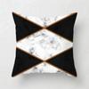 Pink Geometric Abstract Decorative Pillows Case Marble Pattern Flower Designer White and Black Grey Cheap Cushion Cover 45*45 Cm