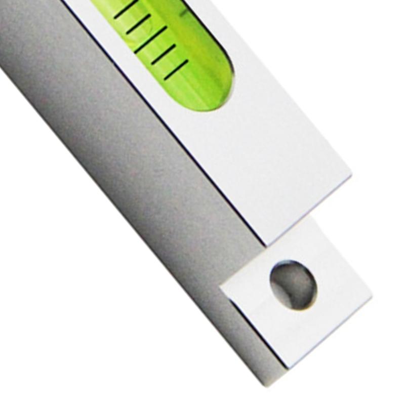 Ergonomic Portable 90mm Professional Bubble Level Gauge In Black Silver Color For Accurate Measurement In Any Environment