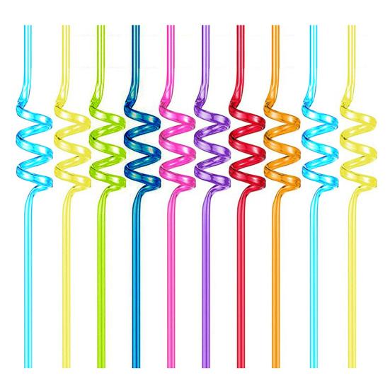 10Pcs Drinking Straw Bite-resistant Bendable BPA Free Food Grade Toughness Faux Crystal Safe Healthy Drinking Straw Party Favor