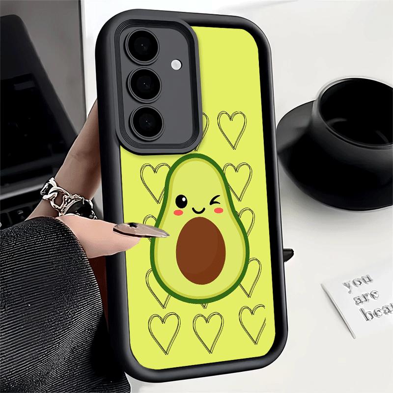 Phone Case for Samsung Galaxy A17 A16 A15 A14 A13 Cartoon Cute Avocado A56 A36 A26 A55 A35 A25 A54 A34 A24 A53 A33 A23 A07 A06