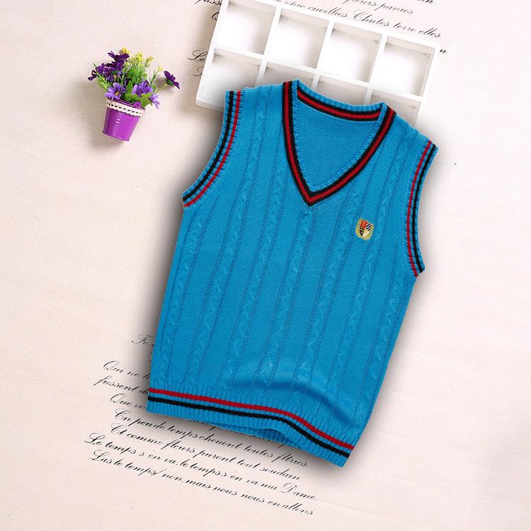 

Академический осенне-зимний детский жилет: Пуловер для мальчиков и девочек Height 120cm