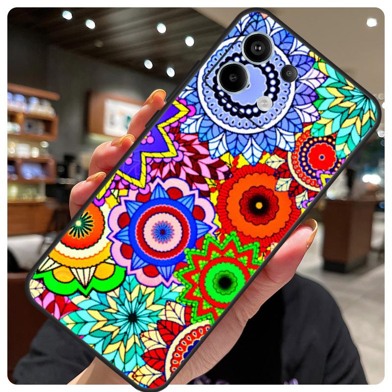 Moroccan Mosai Tile Pattern Case For Xiaomi Redmi Note 14 10 13 12 11 15 Pro Plus Cover For Redmi 15 15C 12C 13C 14C 10C