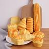 Squishy Food Creative Simulation Bread Toast Donuts Slow Rising Squeeze Stress Relief Toys Spoof Tease People Desktop Decoration