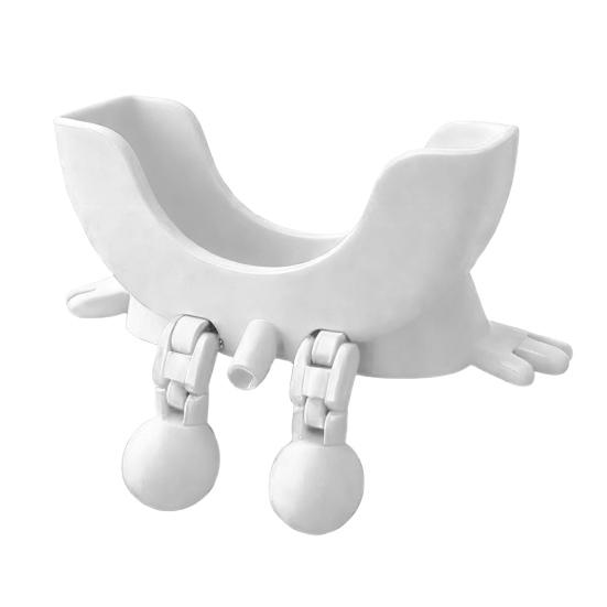 Suport simpatic suspendat pentru burete cu drenaj, suport pentru burete de curățat imprimat 3D cu picioare atârnate, suport amuzant pentru burete de blat pentru chiuveta de bucătărie