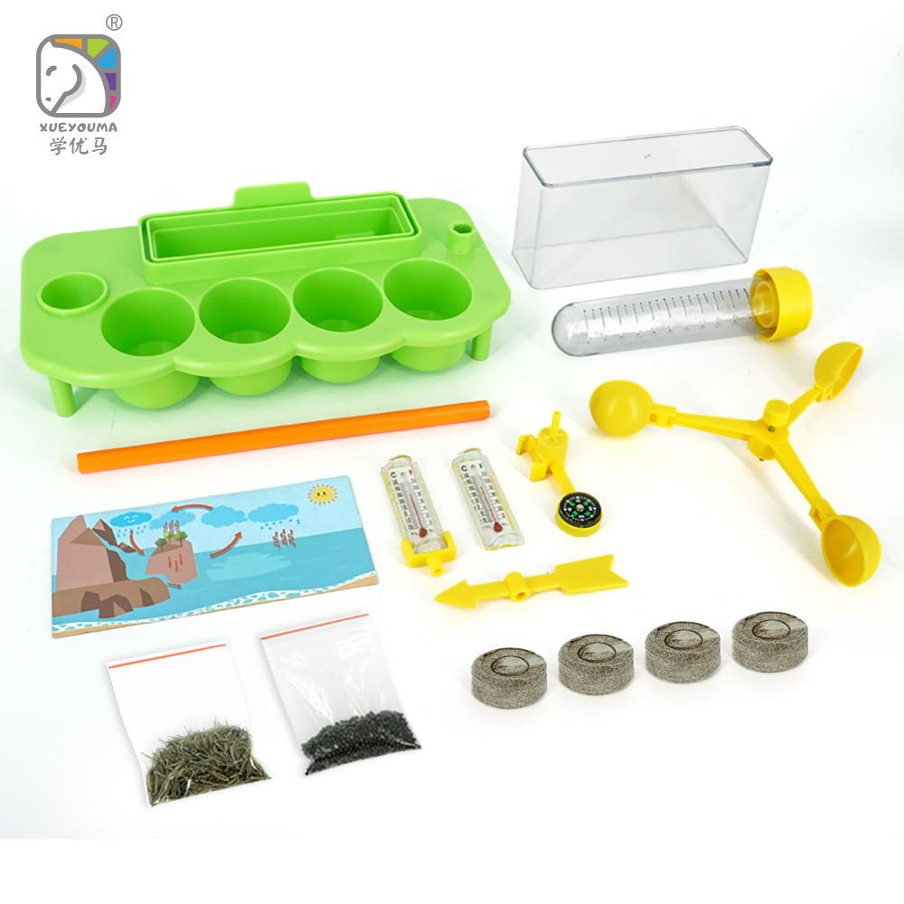 Xuyouma Simulare Stație Meteorologică Ecologică Plantare Creștere Plante Jucării Științifice și Educaționale pentru Copii Experiment Științific Grădiniță