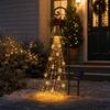 Christmas Bell Garden Light Outdoor Hanging Decorative Light for Yard Patio