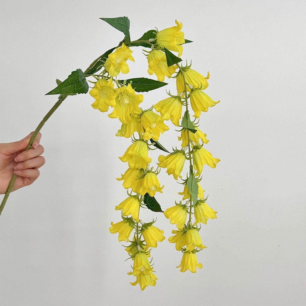 

Floral Arrangement Orchid Artificial Flower Multicolor Faux Flower NEW Lifelike Flowers Gift жовтий