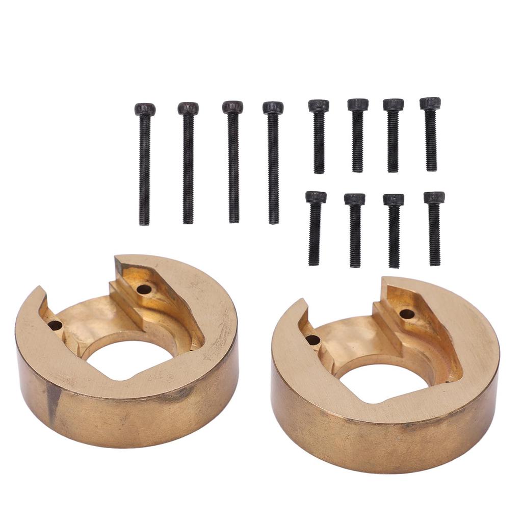 1Pair Brass Counterweight Wheel Rim Internal Counterweight for Absima Sherpa 1 10 Climbing Car Upgrade Parts