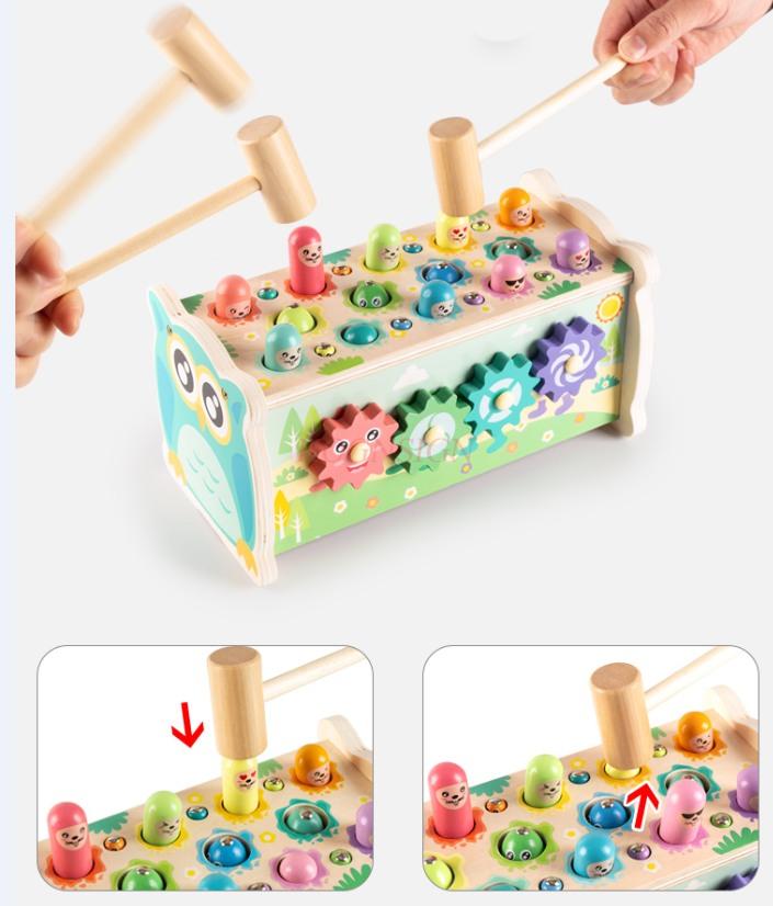 Preschool Children'S Multifunctional Fishing And Groundhog Toy A Gift For Boys And Girls With Beneficial Intelligence