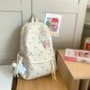Schoolbag New Lightweight Niche Junior High School Students Autumn and Winter High-value Cotton Clothes Backpack Bow Cute Embroidered Backpack