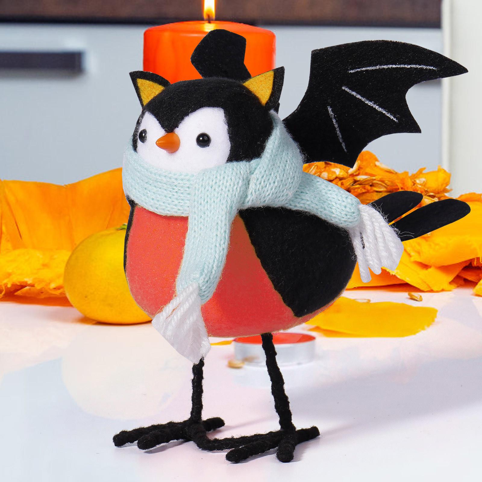 

Украшения для птиц на Хэллоуин Фестиваль привидений Кукла-птица Витрина Сцена для вечеринки Украшения для рабочего стола One Size