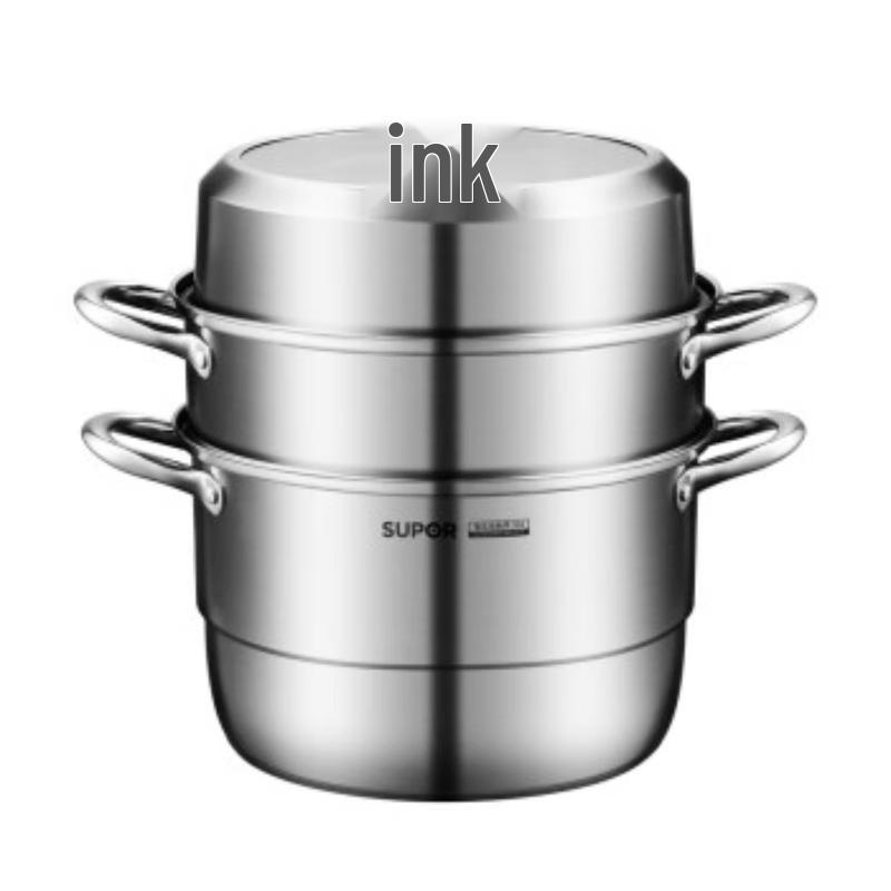 SUPOR 304 Stainless Steel 3-Layer 26cm Steamer