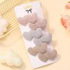 LOVEKIKI 6PCS Cute Heart Designs Elegant  Hair Clips Sweet Headwear Mini Clips Kids Girls Outdoor Wear Hair Accessories Gifts