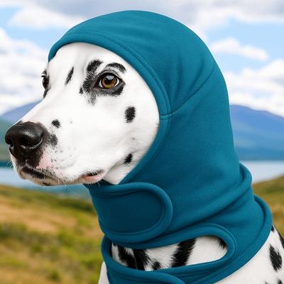 Warm Dog Calming Hood Adjustable Breathable Dog Ear Cover Washable Comfortable Dog Windproof Hat Veterinary Visits
