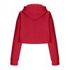 Women's Drawstring Cropped Hoodie Casual Long Sleeve Pullover Sweatshirts Workout Crop Tops Fall Outfits