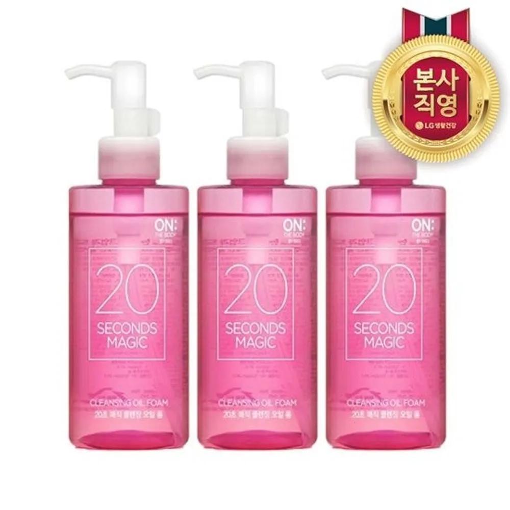 ON THE BODY 20-Second Magic Cleansing Oil Foam 200ml x 3