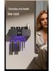 Wall-Mounted Smart Toothbrush Sterilizer with UV Air-Drying and Holder