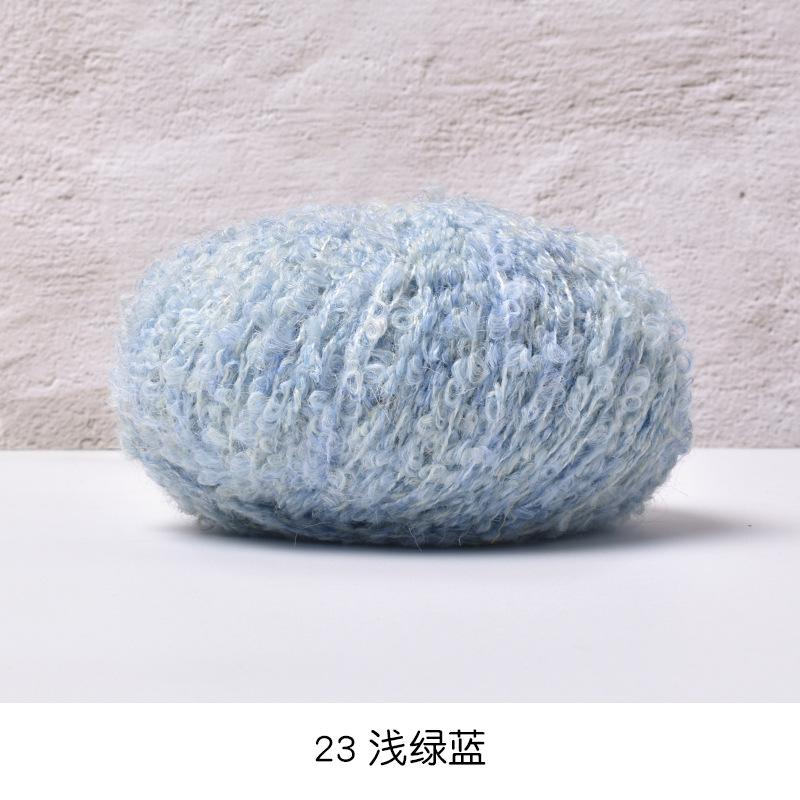 50g/roll Blended Coil Yarn Teddy Roll Yarn Soft Knitted Crochet Dyeing Yarns DIY Hand Knitted Crochet Knitted Sweater Hat Doll