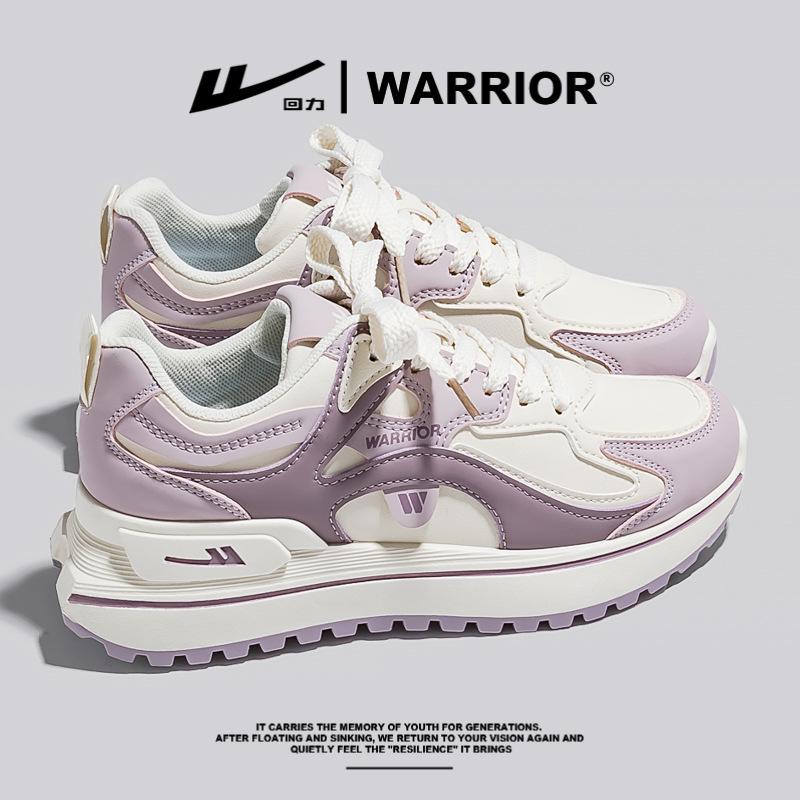 Warrior Damen Frühherbst 2025 Sneaker - Vielseitige Dad-Schuhe mit dicker Sohle