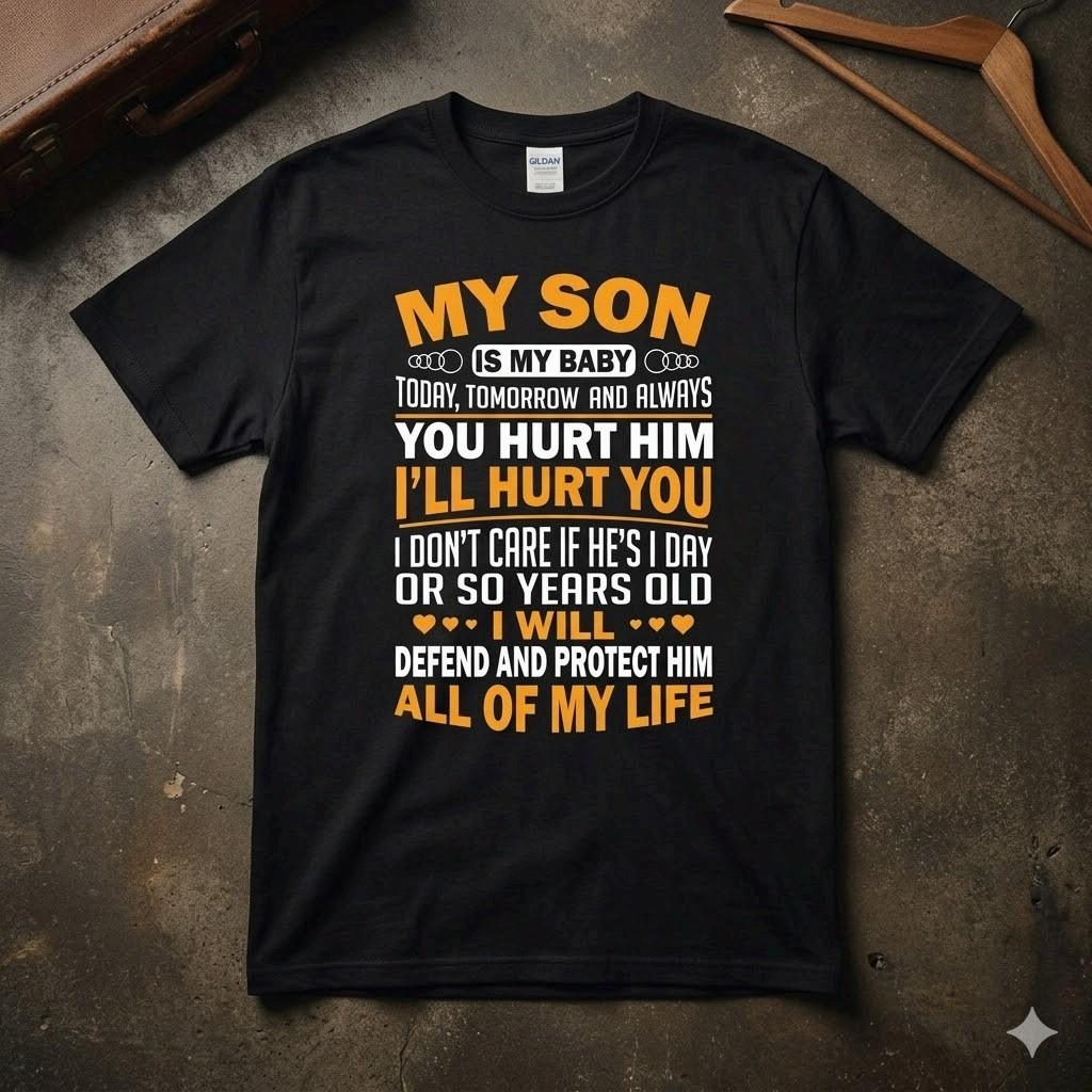 My Son Funny Proud Parent Mom Dad Tee Gift Idea Graphic Unisex T-shirt