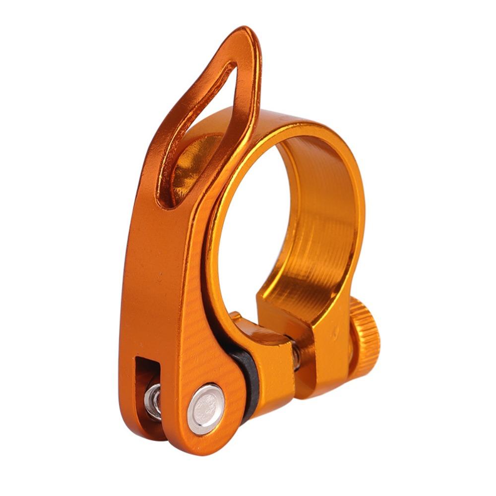 Bike Seat Post Clamp 31.8mm 34.9mm Aluminum Alloy Seat Tube Clip Bicycle Quick Release Seatpost for Mountain Tube Bike