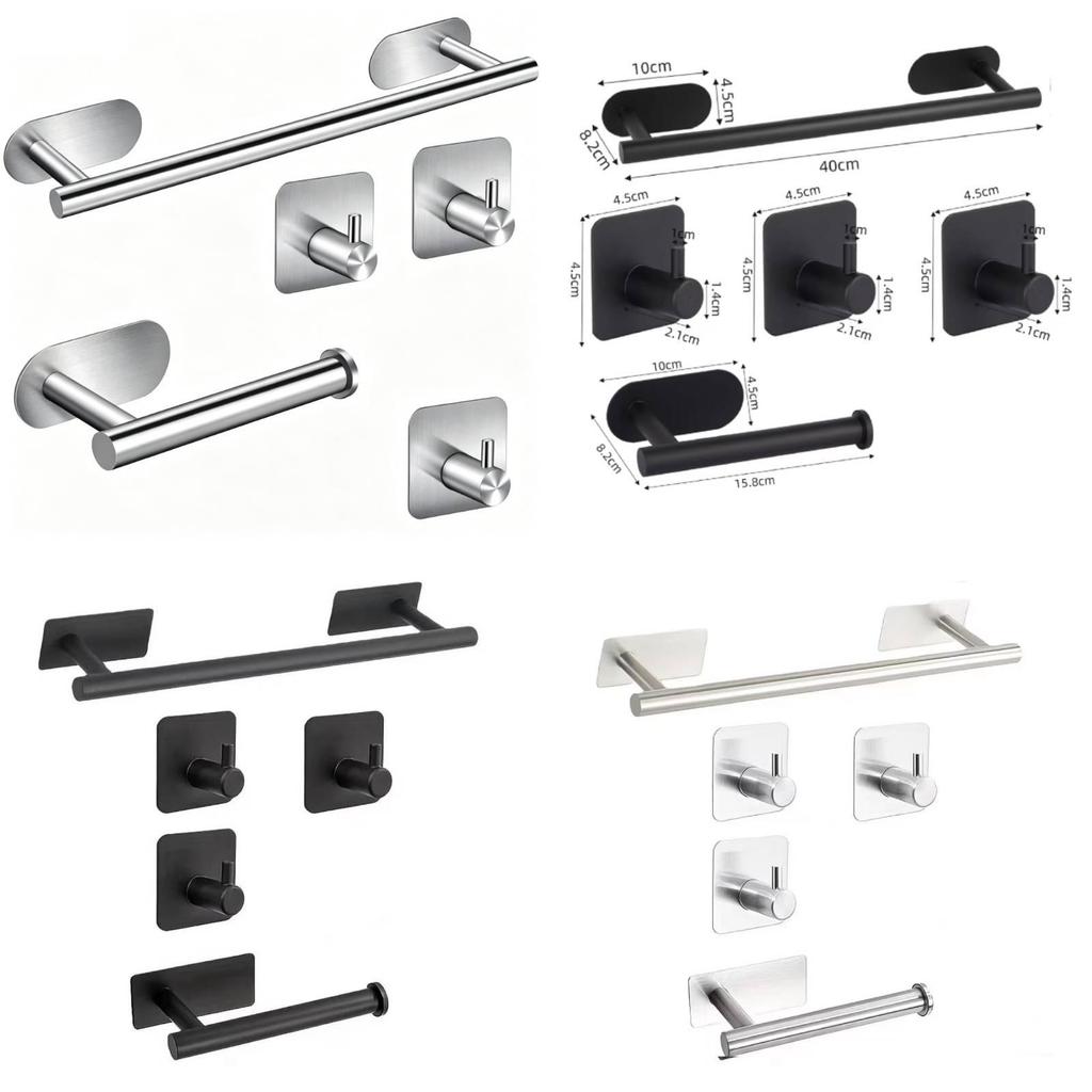 Stainless Steel Heavy Duty Adhesive Hook With Removable Design For Home Organization