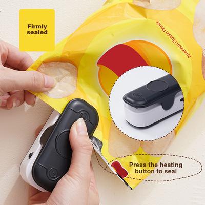 Mini Heat Bag Sealing Machine Package Sealer Bags Multipurpose Portable Thermal Plastic Food Bag Closure Clamp Kitchen Gadgets
