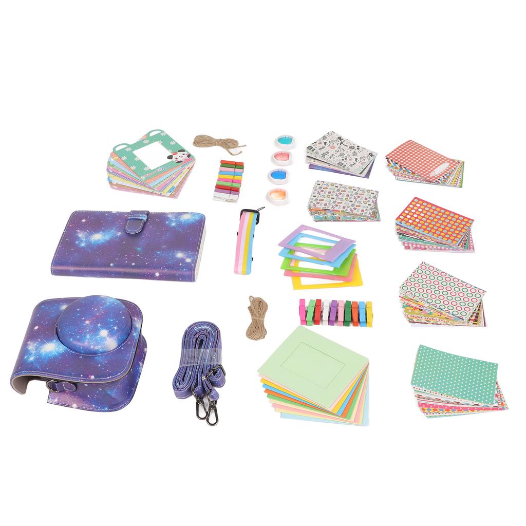 For Fujifilm Mini 11 Accessories Bundle Kit Includes Camera Case Album Color Filter Camera Case Stra