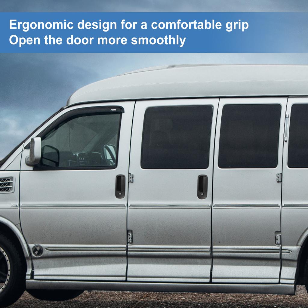 UXCELL Front Left & Front Right & Rear Right Door Handle for Chevrolet Express 1500