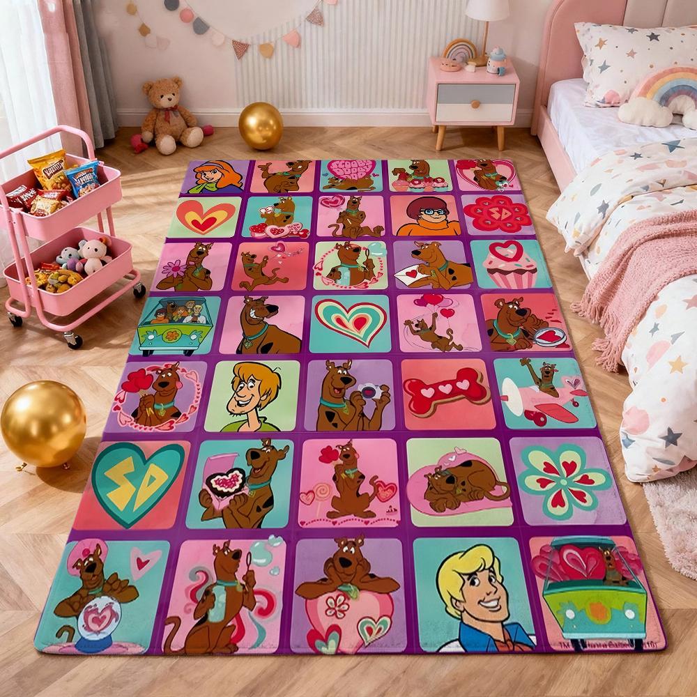 Mystery Inc Campfire Night Tales Printed Rug Soft Texture Nonslip Carpet For Kids Bedroom Play Area Home Decor Great Holiday Gift