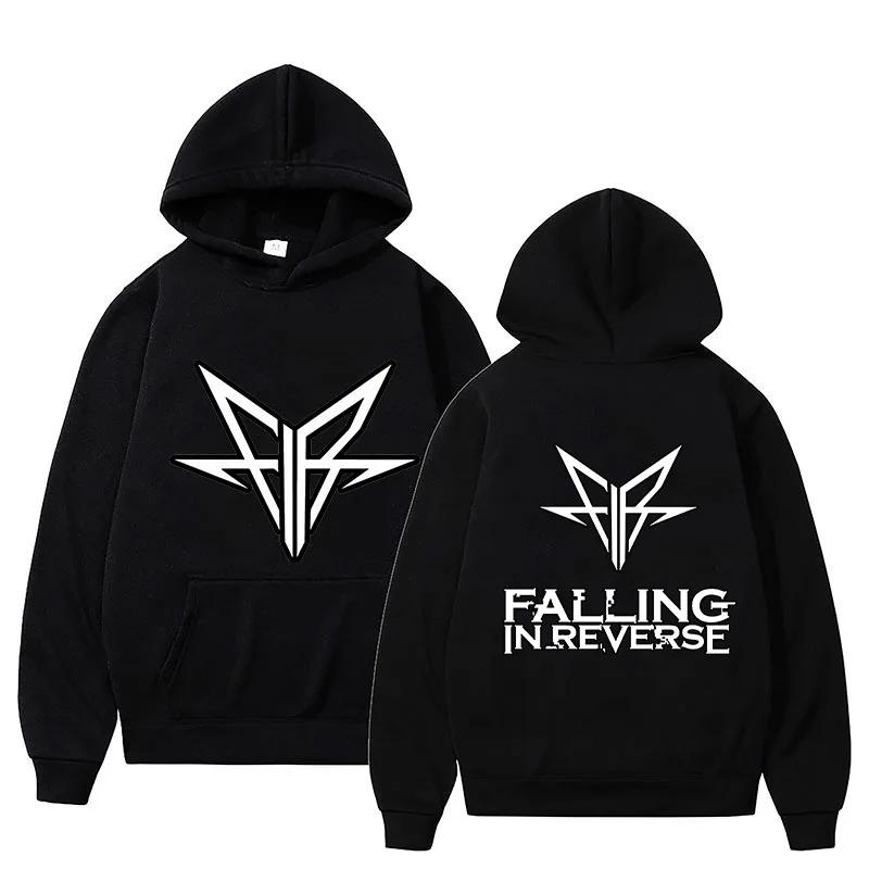 Falling In Reverse The Popular Mons Hoodies Men Women Retro Aesthetic Fashion Oversized Sweatshirt Hooded Tops