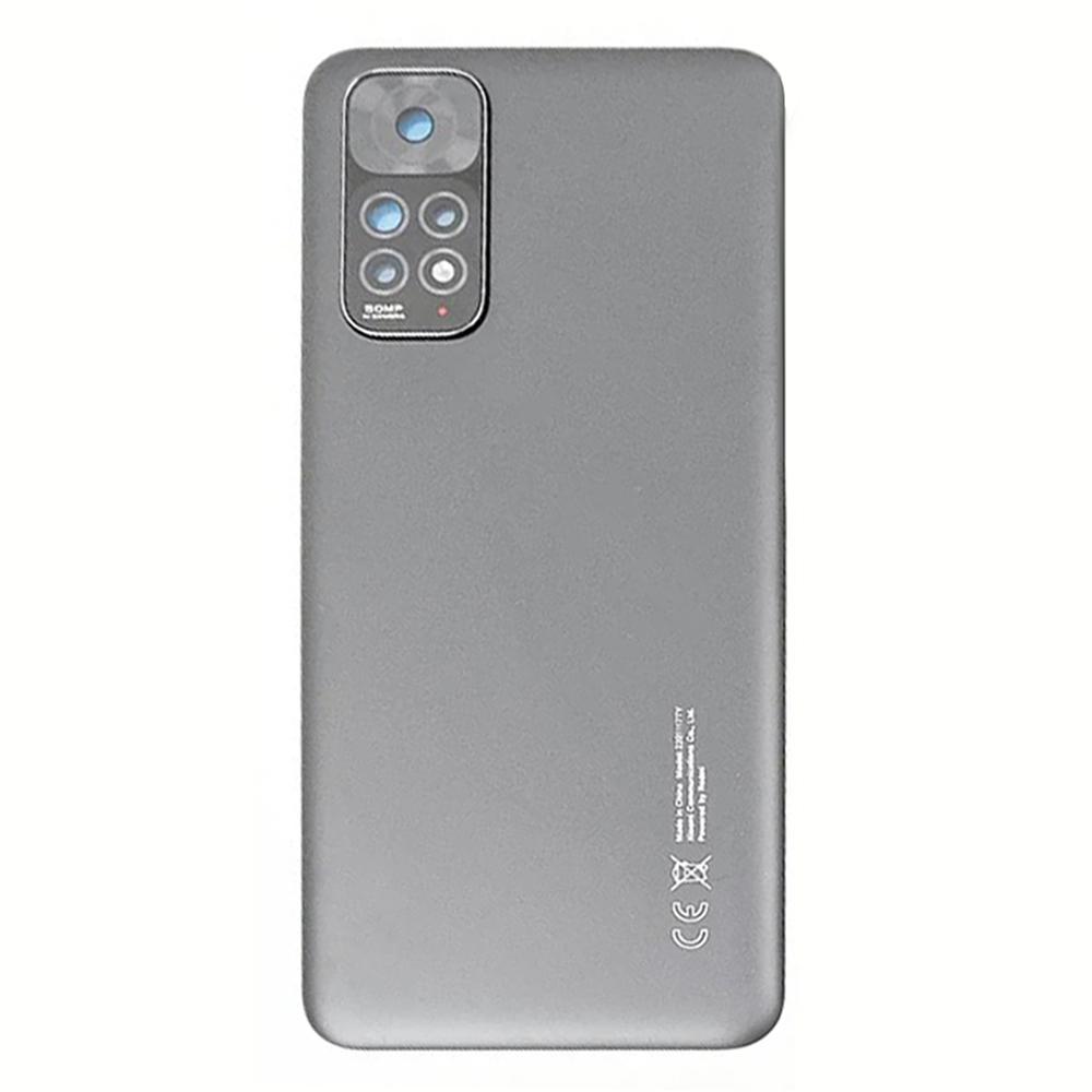 

For Xiaomi Redmi Note 11 4G (Qualcomm) Back Battery Housing Cover with Camera Ring Lens Black