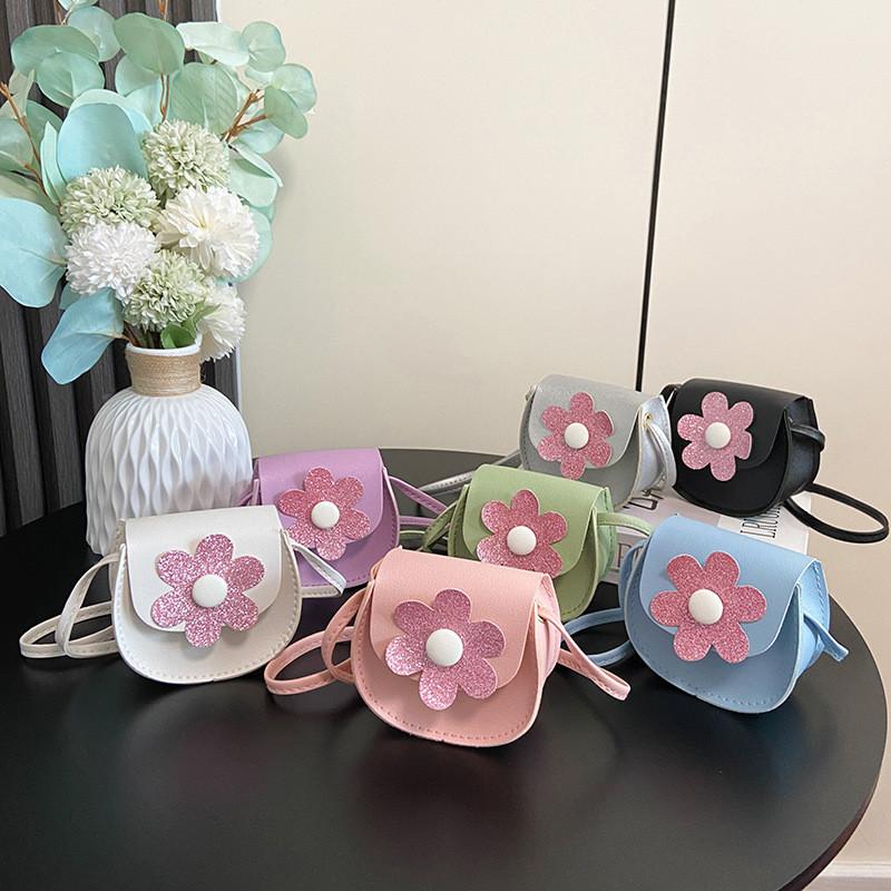 Cute Floral Design Toddler Shoulder Bag Stylish Accessory For Girls And Boys