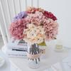 2/5PCS Silk Hydrangea Artificial Flowers High Quality Home Vase Table Decor Wedding Decorative Garden Diy Gift Wreath Material