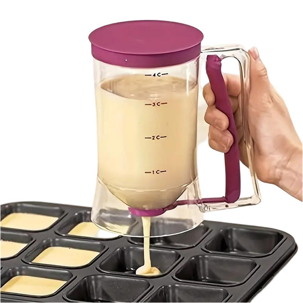 Food,Grade Batter Separator, Leakproof Butter Dispenser & Multipurpose Funnel , Baking Accessories for Pancake Cupcake Breakfast Cooking