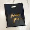 100Pcs Thank You Gift Bags Plastic Wedding Birthday Party Treat Bags Favors Small Business Shopping Candy Cookie Packaging