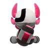 25CM Phighting Pink Bull Doll Ninja Bull Simulation Plush Doll Suitable for Fans To Collect Home Decoration