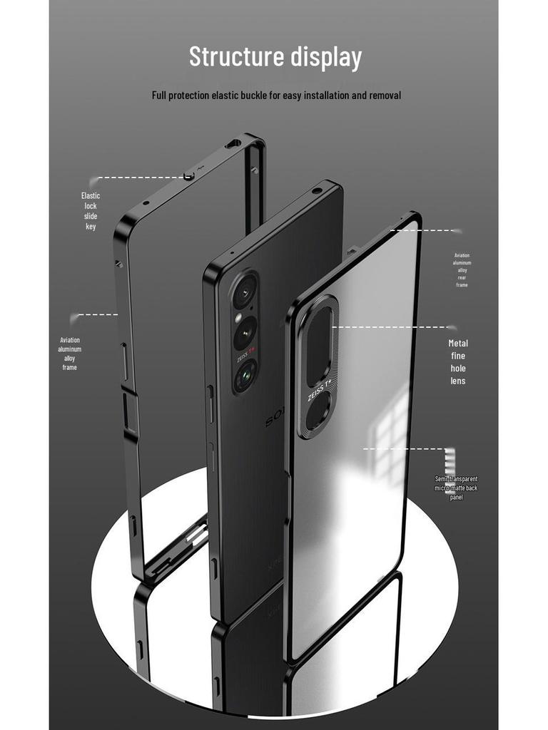 Sony Xperia 1 VII Aluminum Alloy Frosted Phone Case