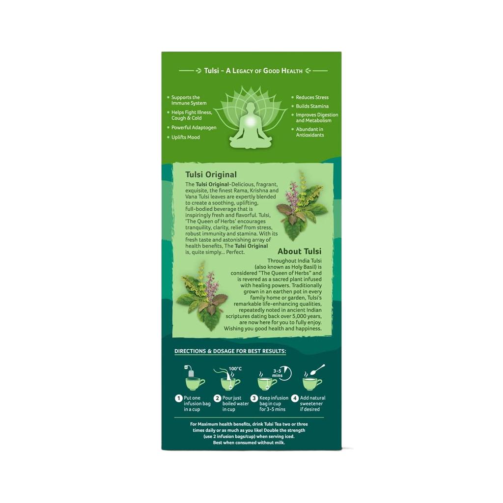 Чай с Тулси (25 пак, 1,74 г), Tulsi Original,  Organic India