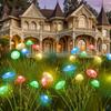 6LED/8LED/10LED Solar Mushroom Lights Outdoor Waterproof Garden Decor, 4-Color Landscape Lighting for Patio Lawn, Starlight Bulbs Ideal Gift