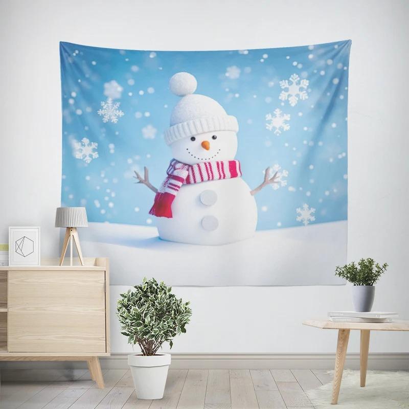 Новогодняя рождественская тематика Пингвин Снеговик Узор Гостиная Спальня Декоративный — фото 10